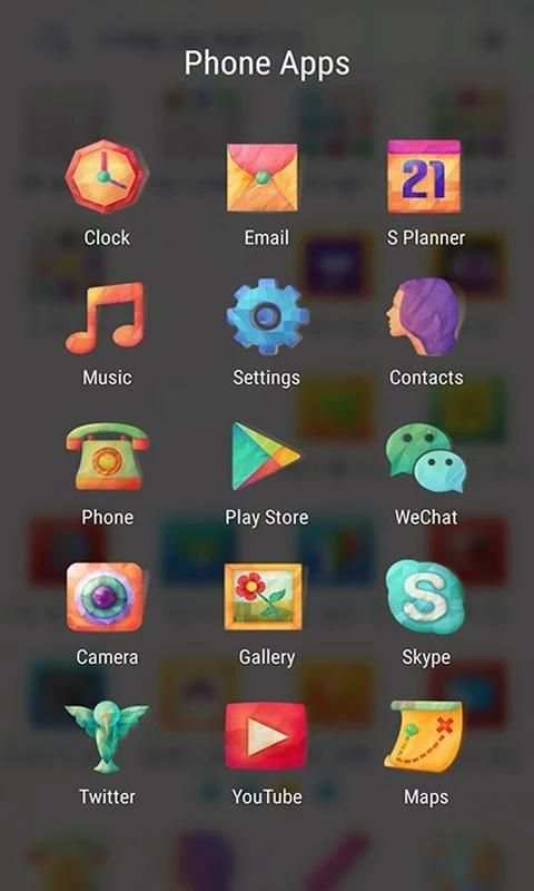 Color ZERO Launcher screenshot 1