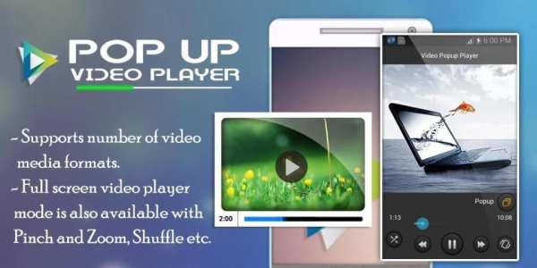 Pop Up Video Player 1 تصوير الشاشة