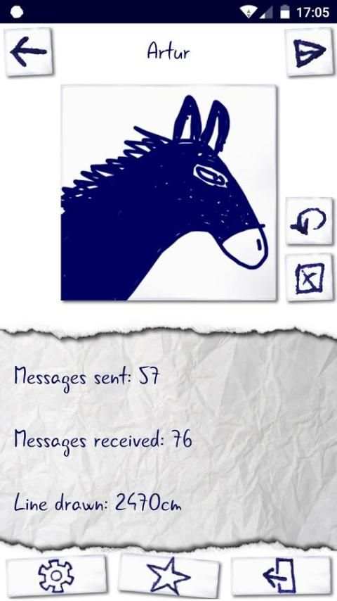 Paper messenger screenshot 1