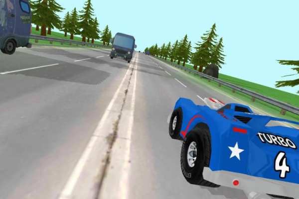 Cartoon Traffic Racing 1 تصوير الشاشة