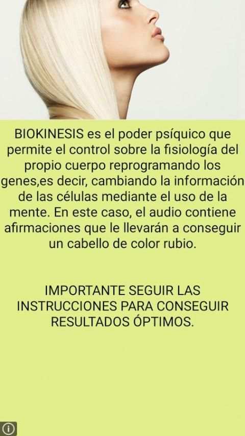 Biokinesis Cabello Rubio screenshot 2