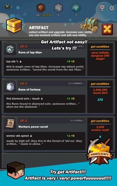 MineClickFT : Hero Edition 4 تصوير الشاشة
