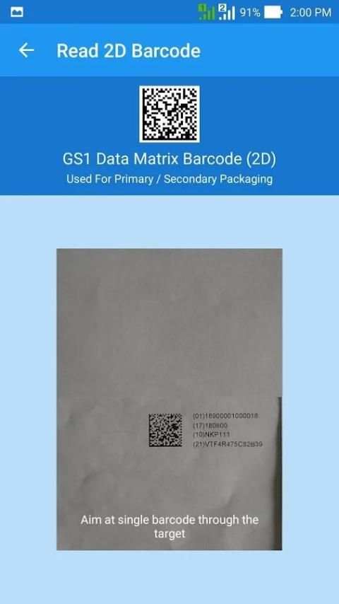 ATI GS1 Pharma Barcode Decoder स्क्रीनशॉट 3