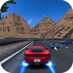 Highway Speed Racing Car 3D أيقونة