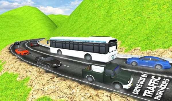 Coach Bus Hill Climb Driver 3D screenshot 2