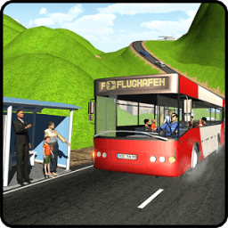 ikon Bis Bukit Mendaki Sopir 3D