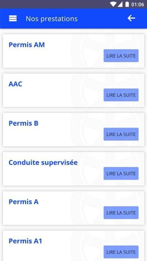 Ecole de conduite d'Aquitaine screenshot 2
