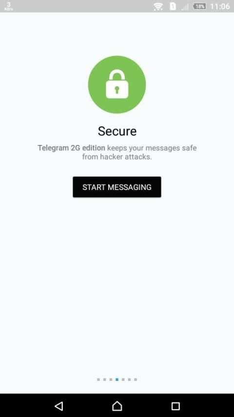 Telegram 2G edition скриншот 5