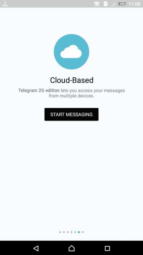 Telegram 2G edition скриншот 2