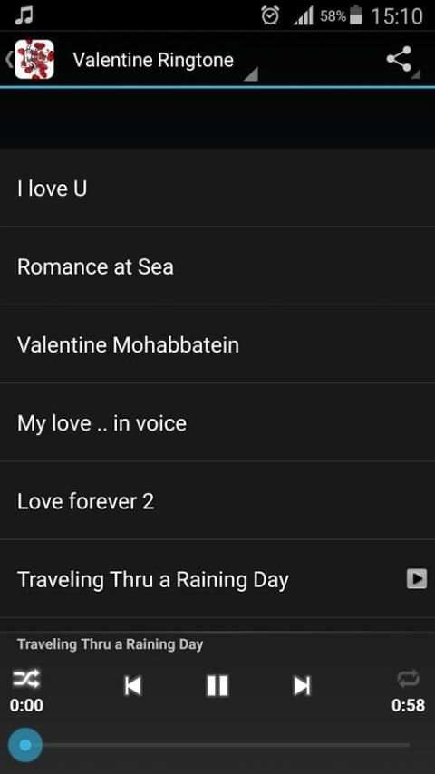 Free Valentine Ringtone 2016 скриншот 4