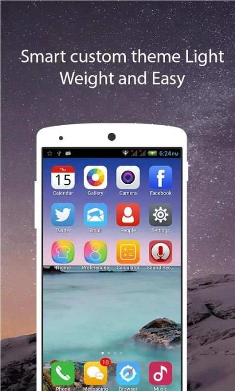 Launcher style iOS 8 3 تصوير الشاشة