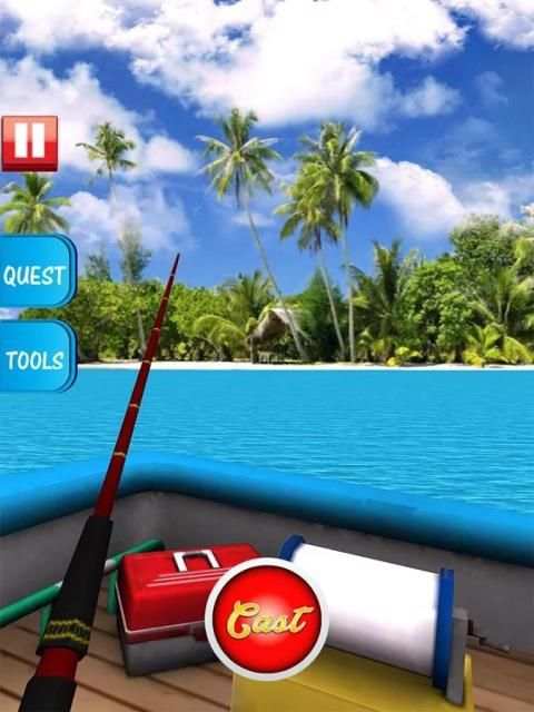 Real Fishing Pro 3D 1 تصوير الشاشة
