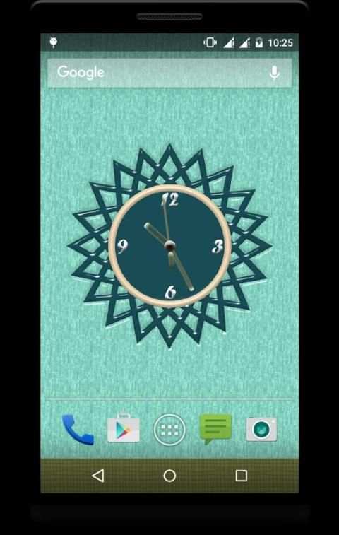Super Clock Live Wallpaper स्क्रीनशॉट 6