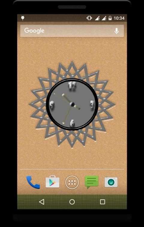 Super Clock Live Wallpaper स्क्रीनशॉट 1