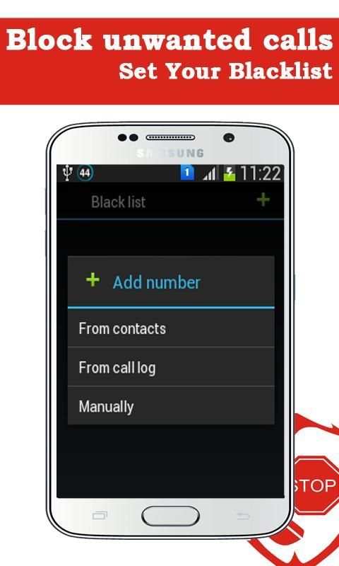 Call Blocker Blacklist Contact स्क्रीनशॉट 3