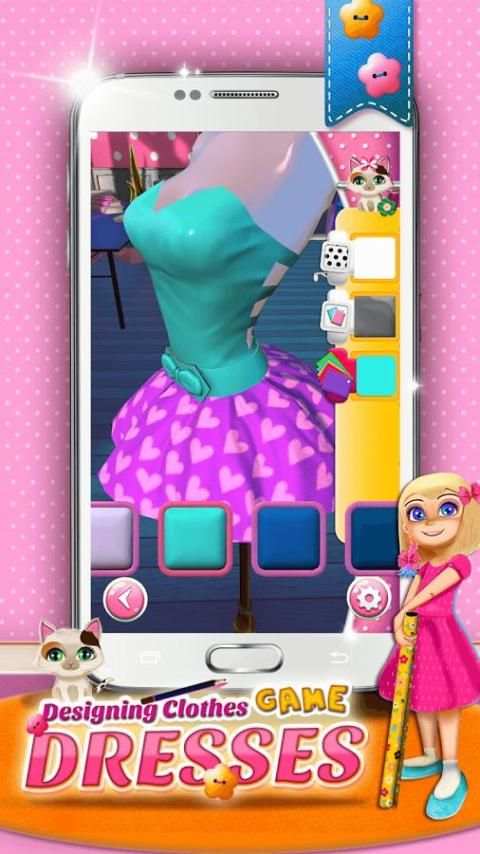 Designing Clothes Game-Dresses screenshot 1