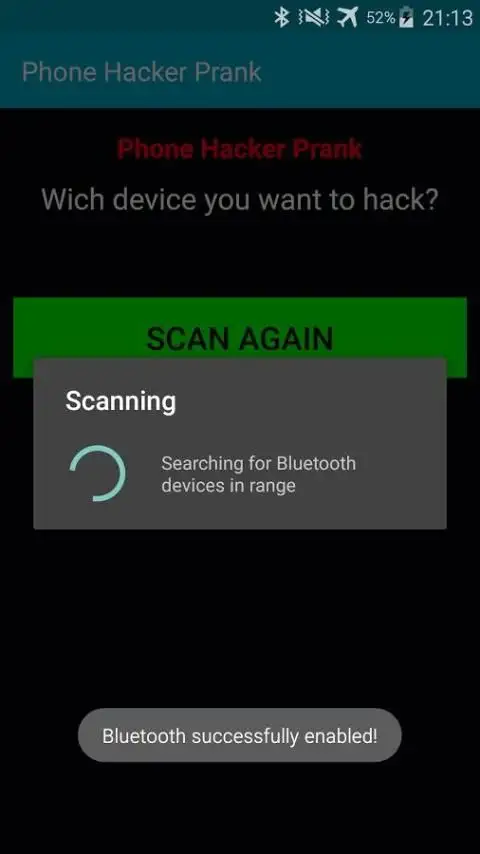 Bluetooth Phone Hacker (Prank)::Appstore for Android