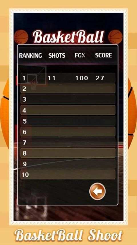 Basket menembak permainan screenshot 3