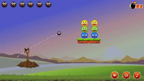 Knock down Birds скриншот 5