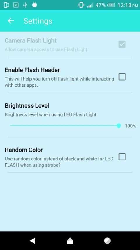Super LED Flashlight & Widget screenshot 2