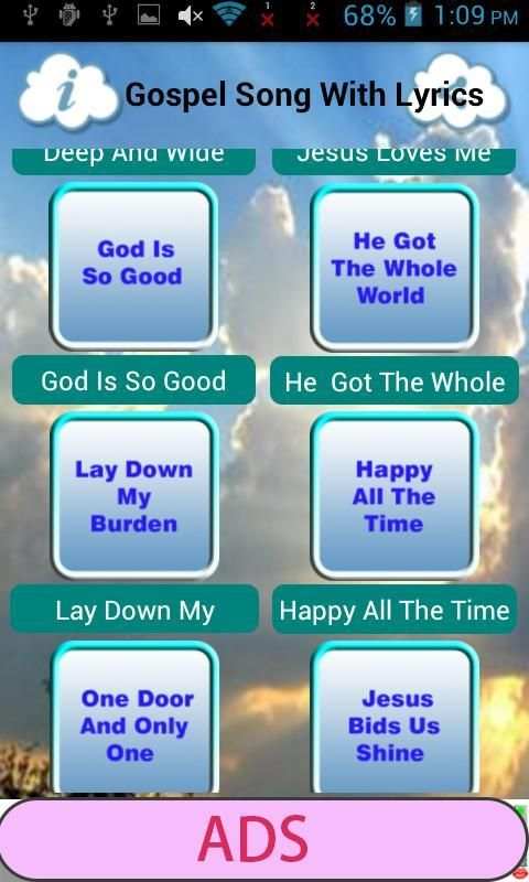 Gospel Song With Lyrics screenshot 1