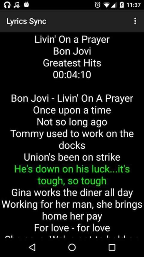 Lyrics Sync скриншот 5