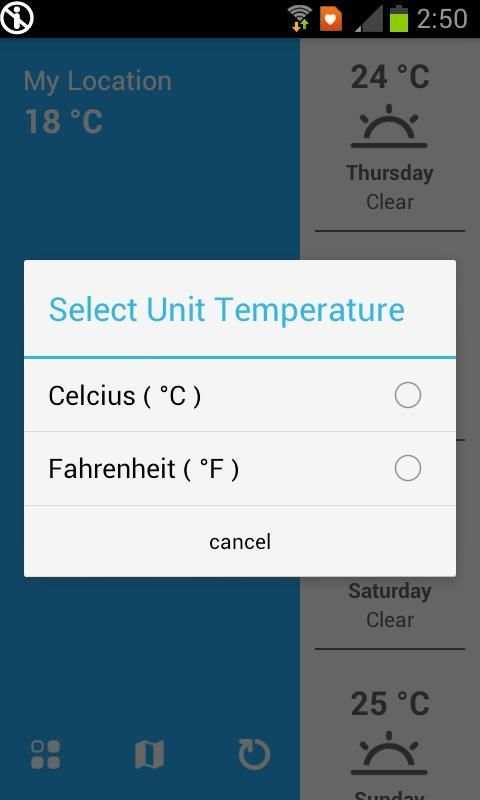 daily weather update скриншот 1