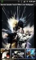 Naruto Sasuke Touch Effect Live Wallpaper screenshot 3