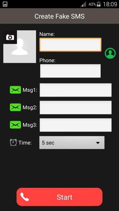 fake call and fake sms 2016 screenshot 3