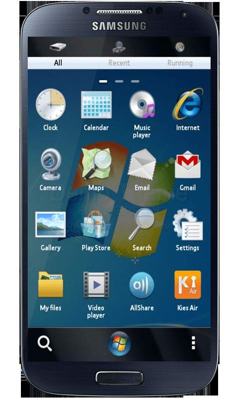 Windows 7 FREE GO Launcher EX Theme screenshot 3