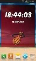 Digital Clock Miami Heat screenshot 3