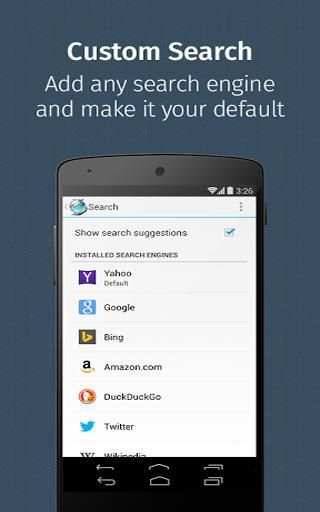 Ghostfox: Browser for Android скриншот 1