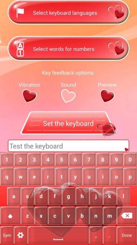 Love Hearts Keyboard Changer screenshot 6