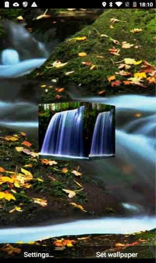 3D Waterfall Live Wallpaper screenshot 2