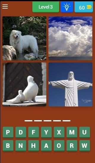 Four Pics One Word ! 15 تصوير الشاشة