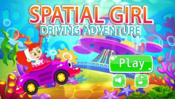 Spatial Girl Driving Adventure 1 تصوير الشاشة