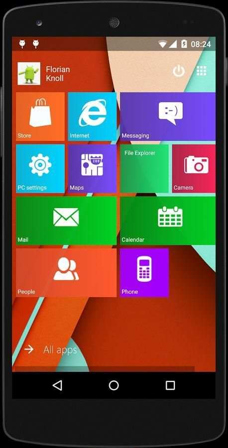 Metro UI Launcher 10 скриншот 5