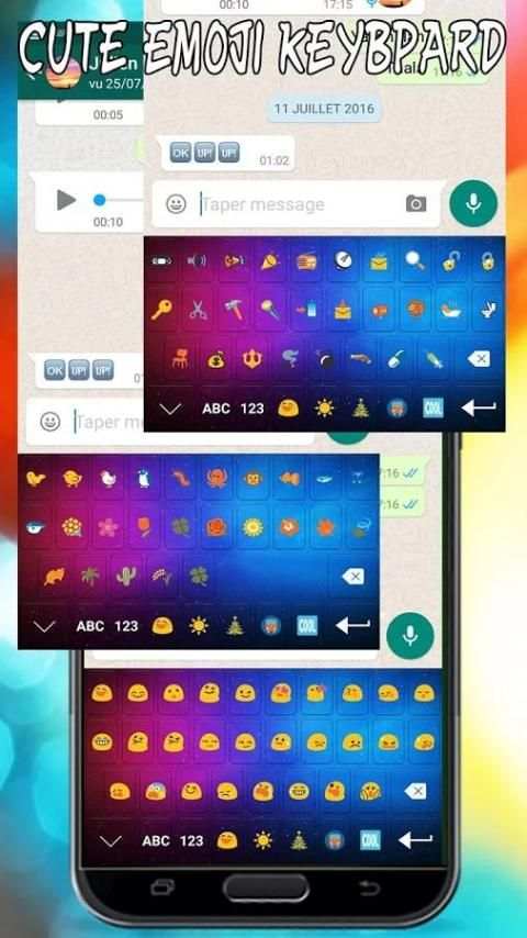 Emoji keyboard for galaxy note screenshot 2