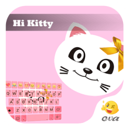 Hi, Kitty -Eva Emoji Keyboard иконка