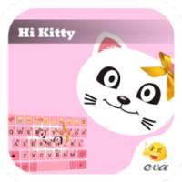 Hi, Kitty -Eva Emoji Keyboard on 9Apps