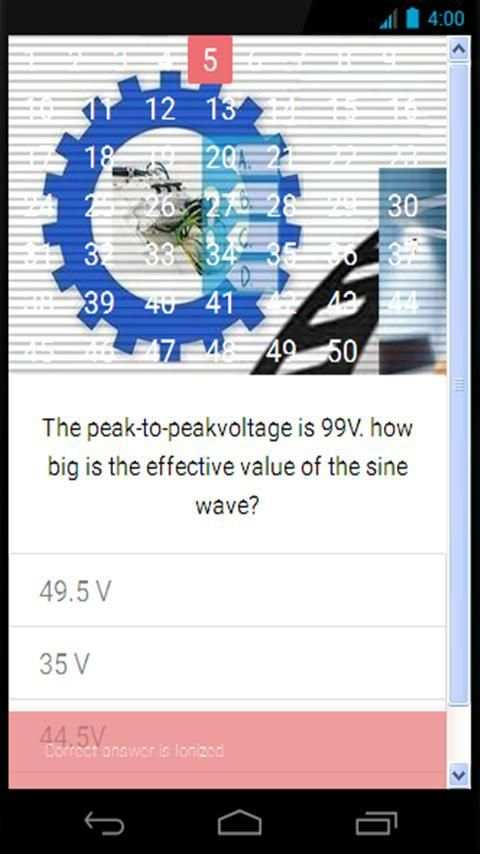 Electrical Quiz screenshot 3