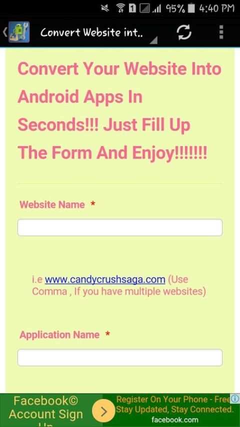 Free Online Apps Creator screenshot 3