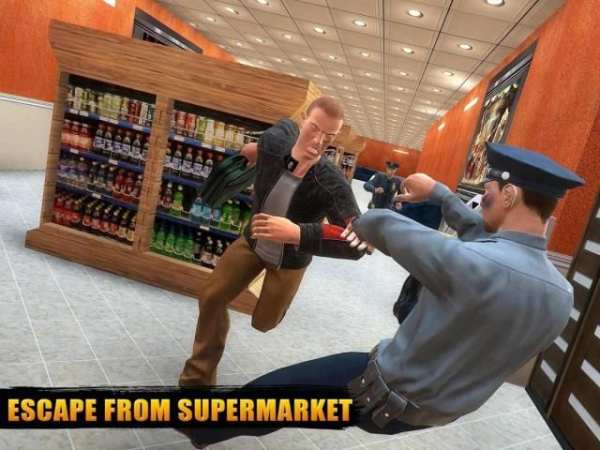 Supermarket Gangster Escape 3D screenshot 1