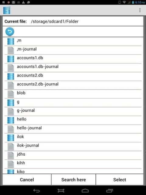 SQLite Editor Lite screenshot 4