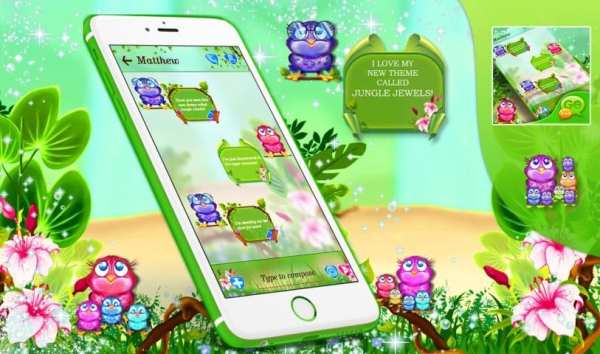 Tema SMS Burung Imut screenshot 3