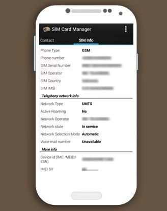 Sim Card Manager 2016 screenshot 4
