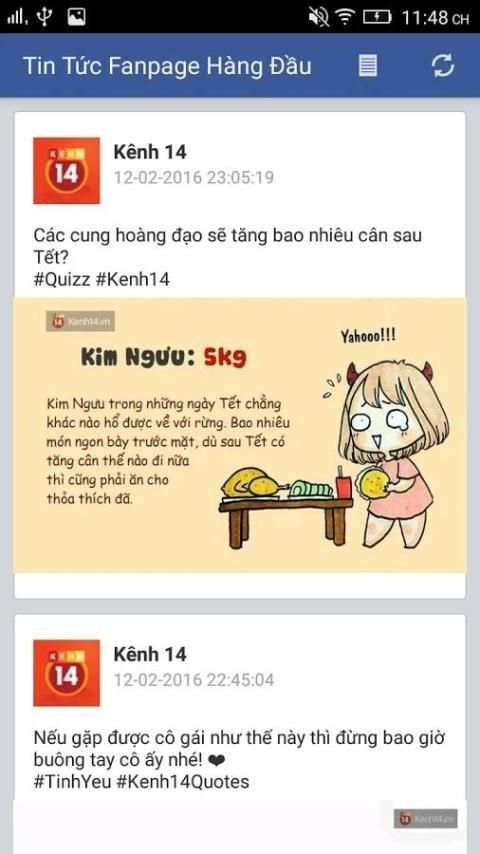Tin tức fanpage facebook screenshot 3