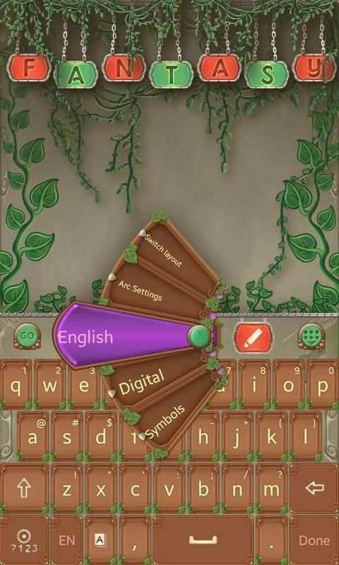 Fantasy GOKeyboard Theme Emoji screenshot 5