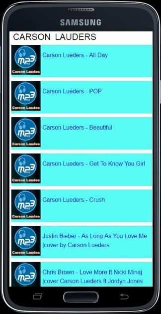 Carson Lueders Videos Music 2 تصوير الشاشة