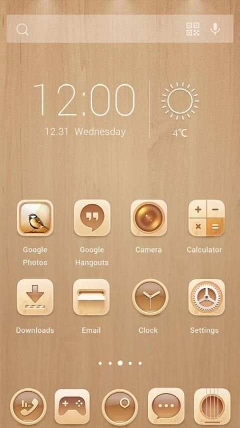 Original Wood Theme 2 تصوير الشاشة